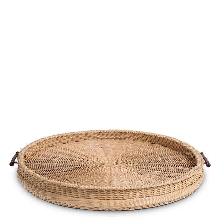 Tray Vimini L natural rattan