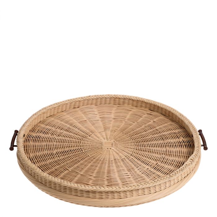 Tray Vimini L natural rattan