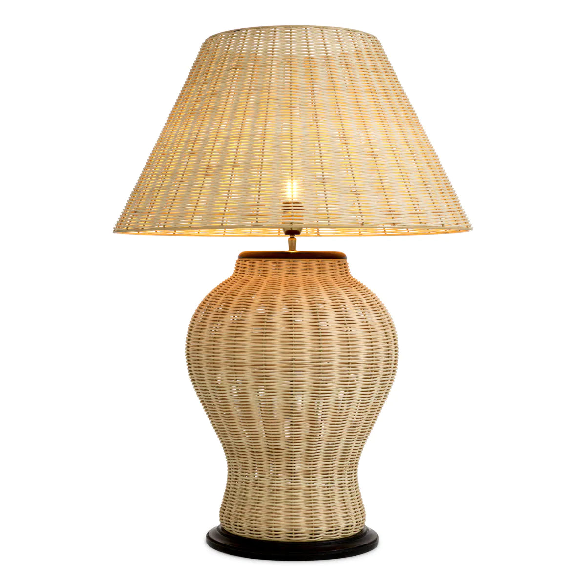 Natural Rattan Table Lamp Dupoint | Eichholtzmh.com