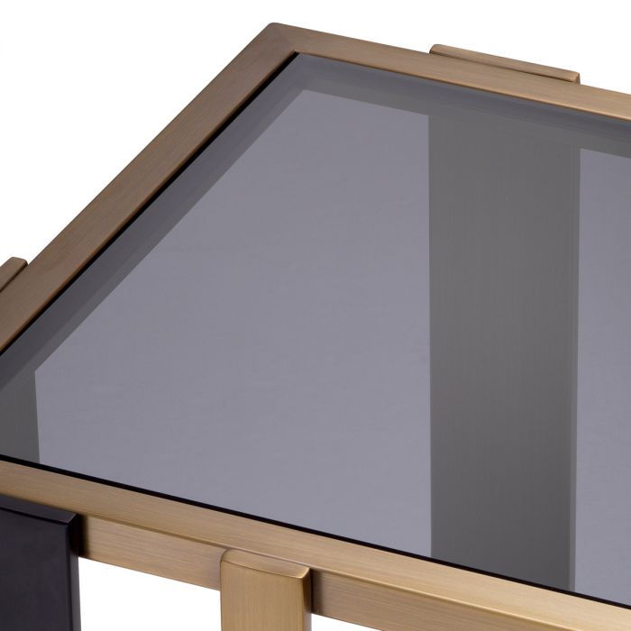 Side Table Clio brushed brass finish