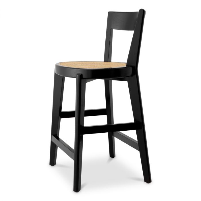Counter Stool Alvear classic black finish