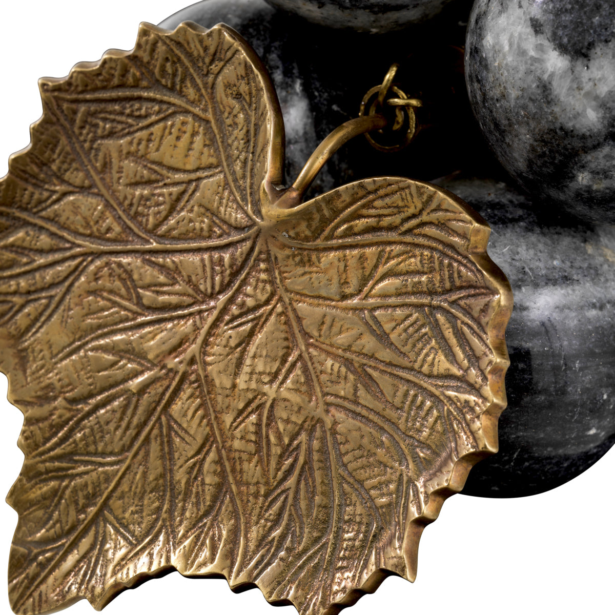 Gray Marble Vintage Grapes