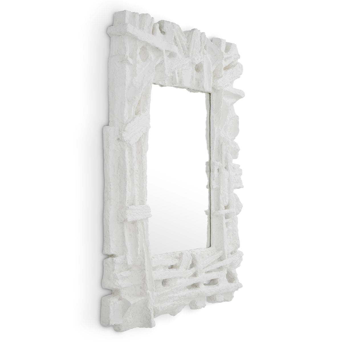 Matte White Mirror Masonic | Eichholtzmh.com