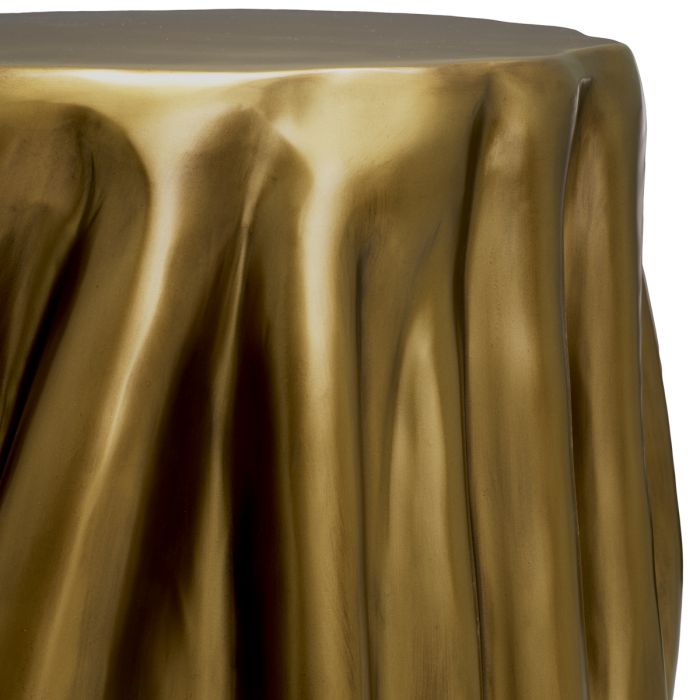 Side Table Chabot vintage brass finish