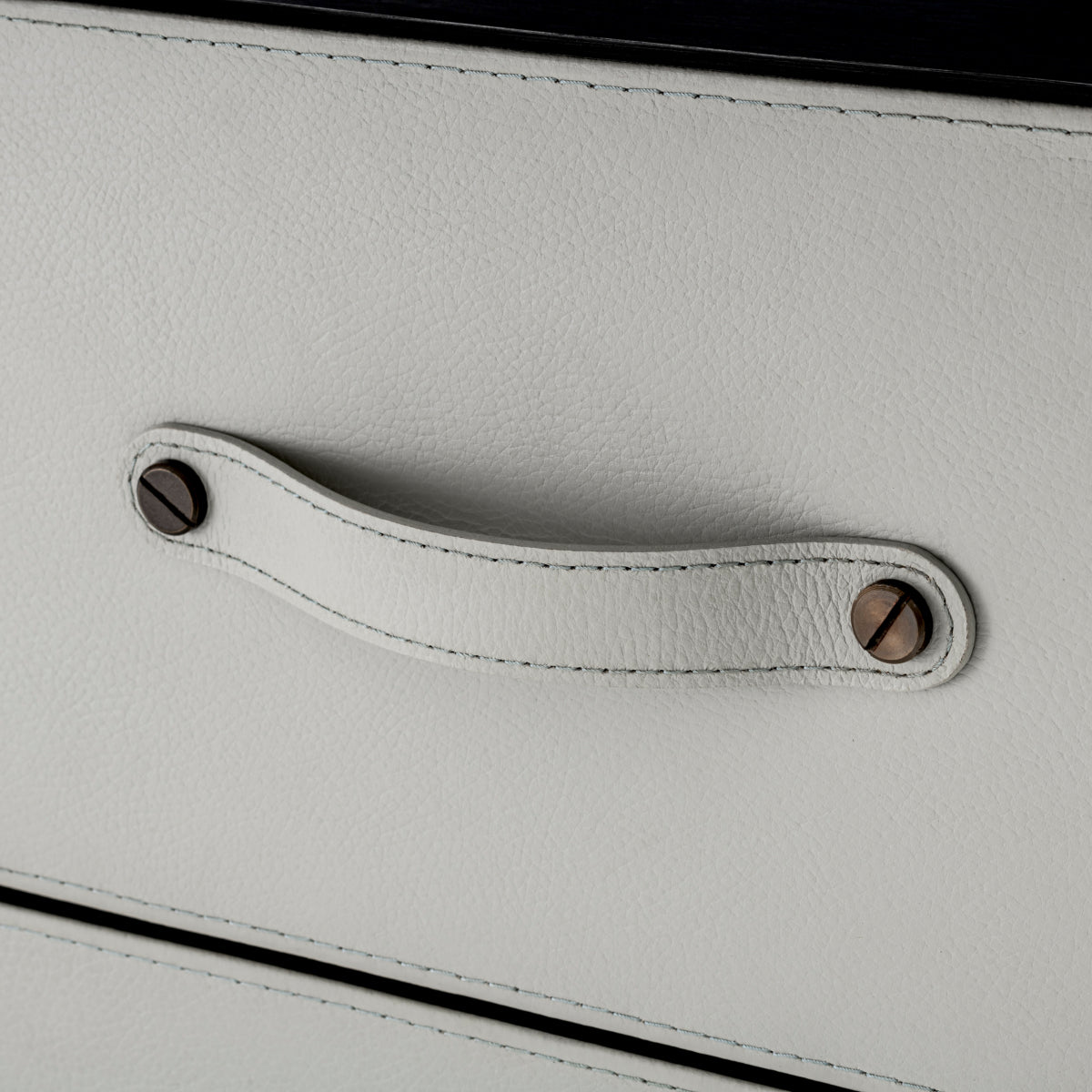 Gray Leather Rotating Desk Numana | Eichholtzmh.com