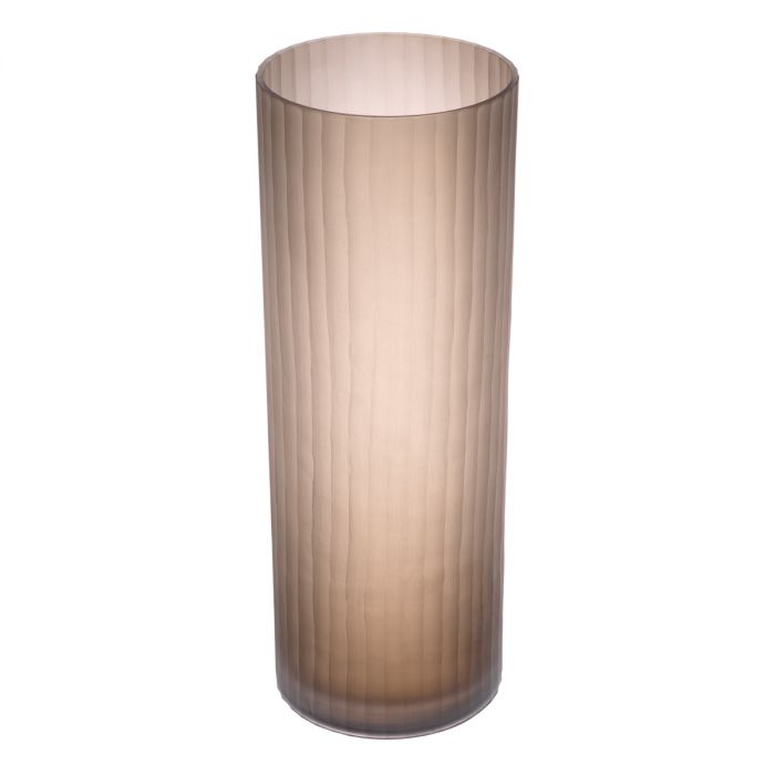 Vase Haight M frosted brown