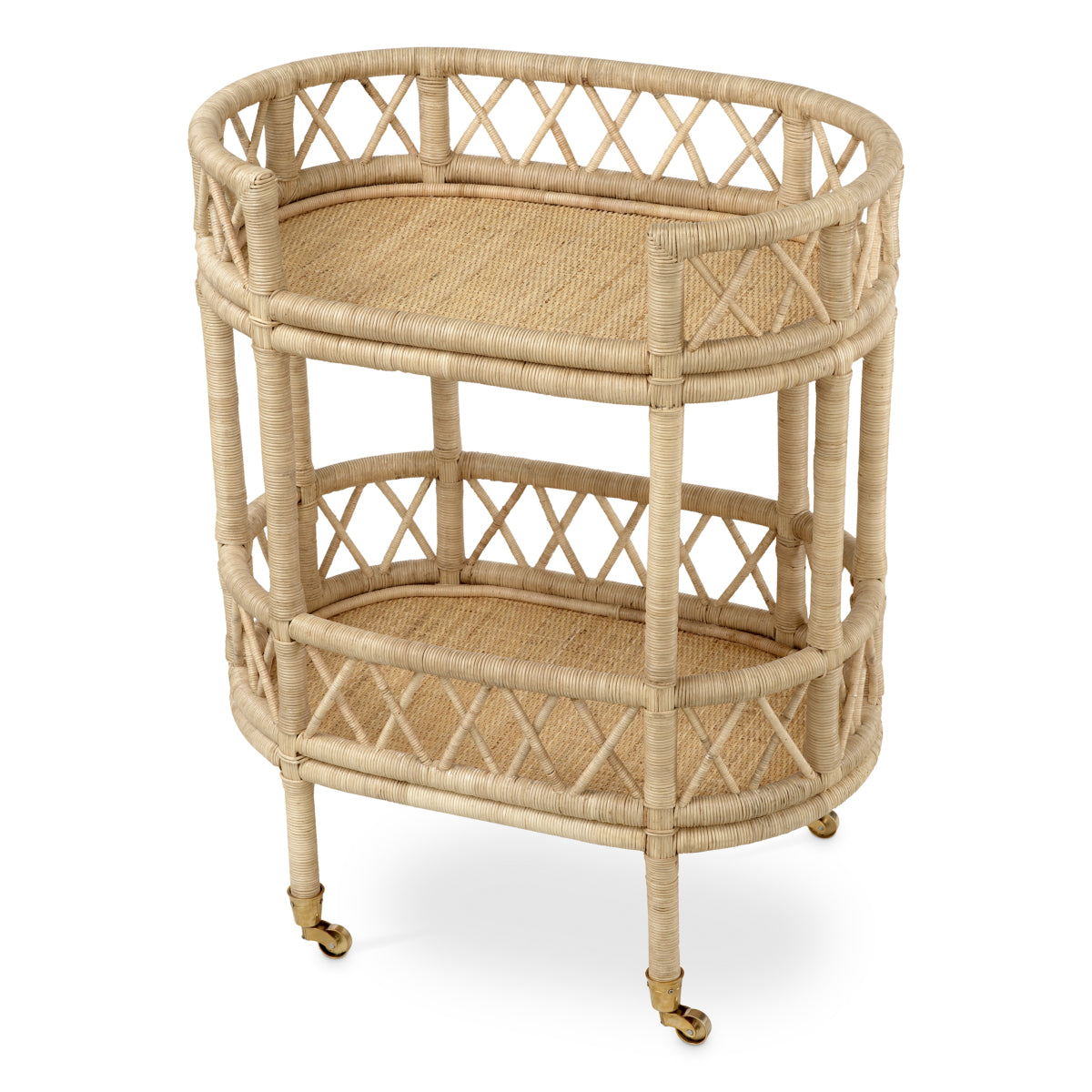 Natural Rattan Trolley Dorini | Eichholtzmh.com
