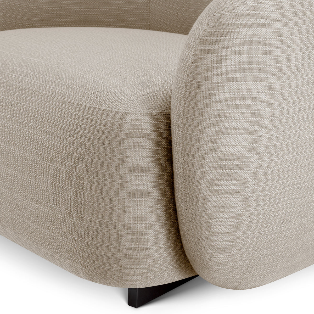 Sand Curved Outdoor Chair Brice