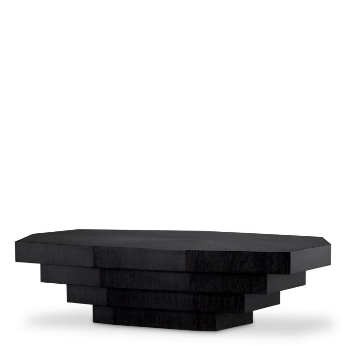 Coffee Table Vezio charcoal grey oak veneer
