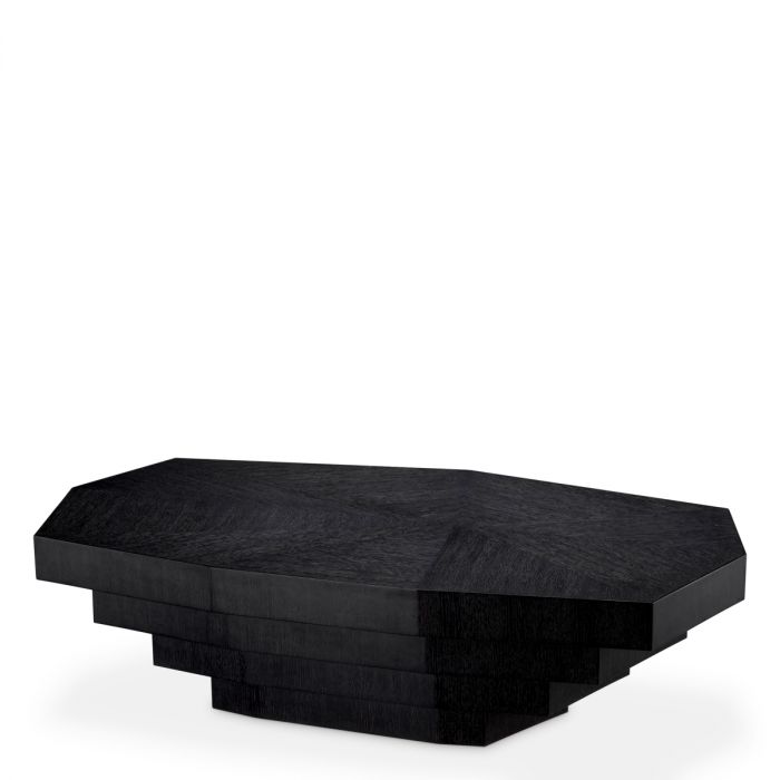 Coffee Table Vezio charcoal grey oak veneer