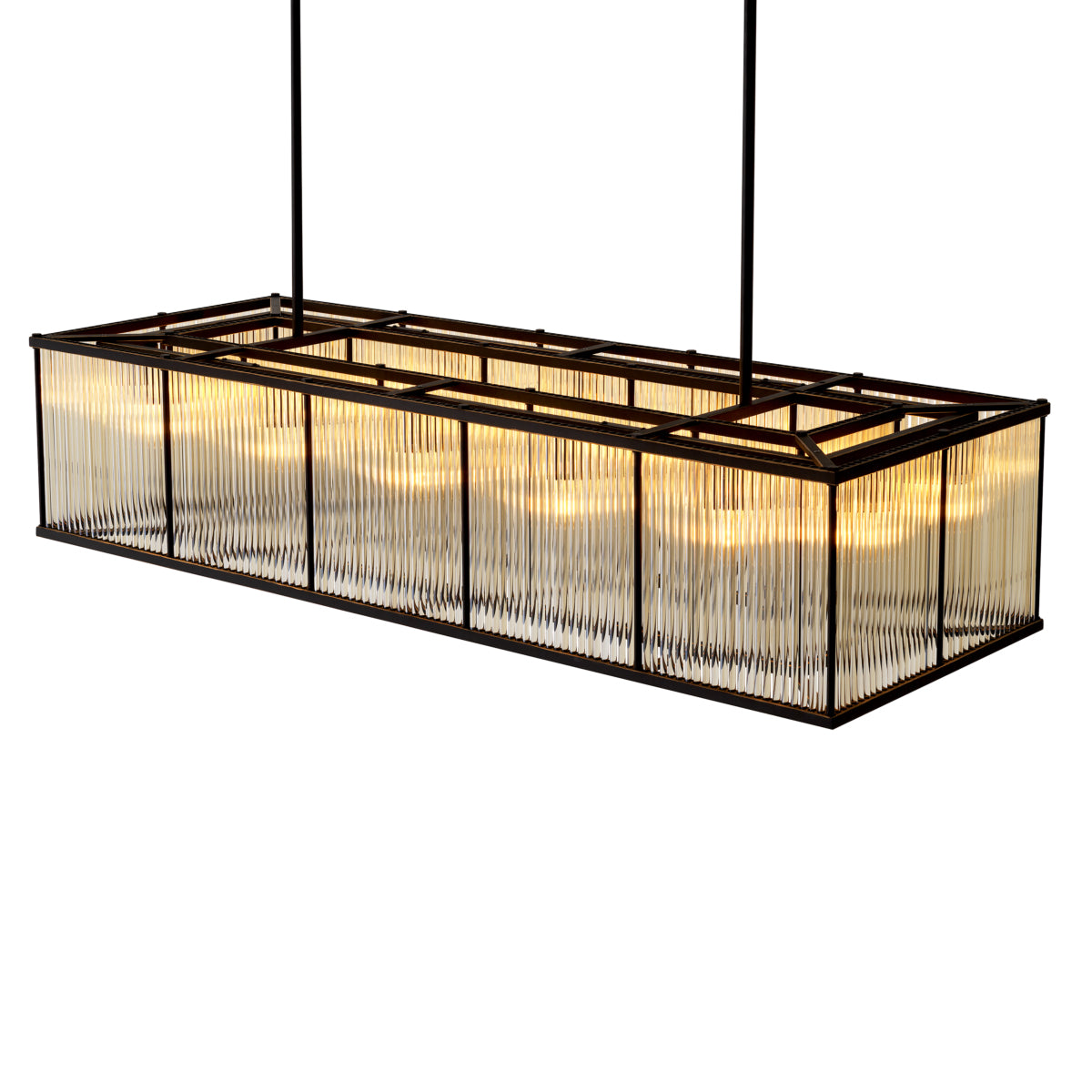 Glass Rectangular Chandelier Bernardi | Eichholtzmh.com