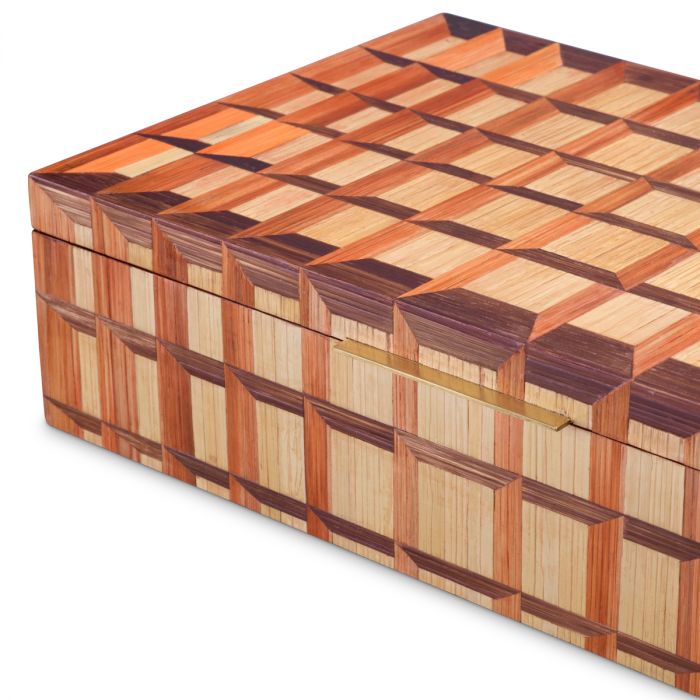 Box Murcia straw marquetry