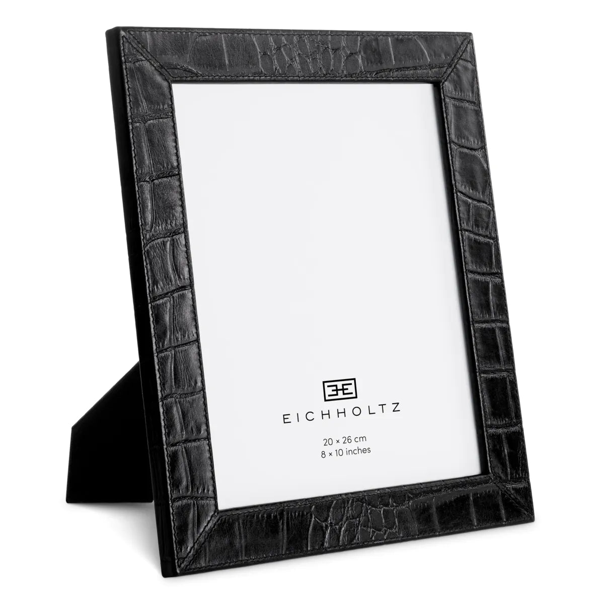 Black Leather Picture Frames (2) Scaleo
