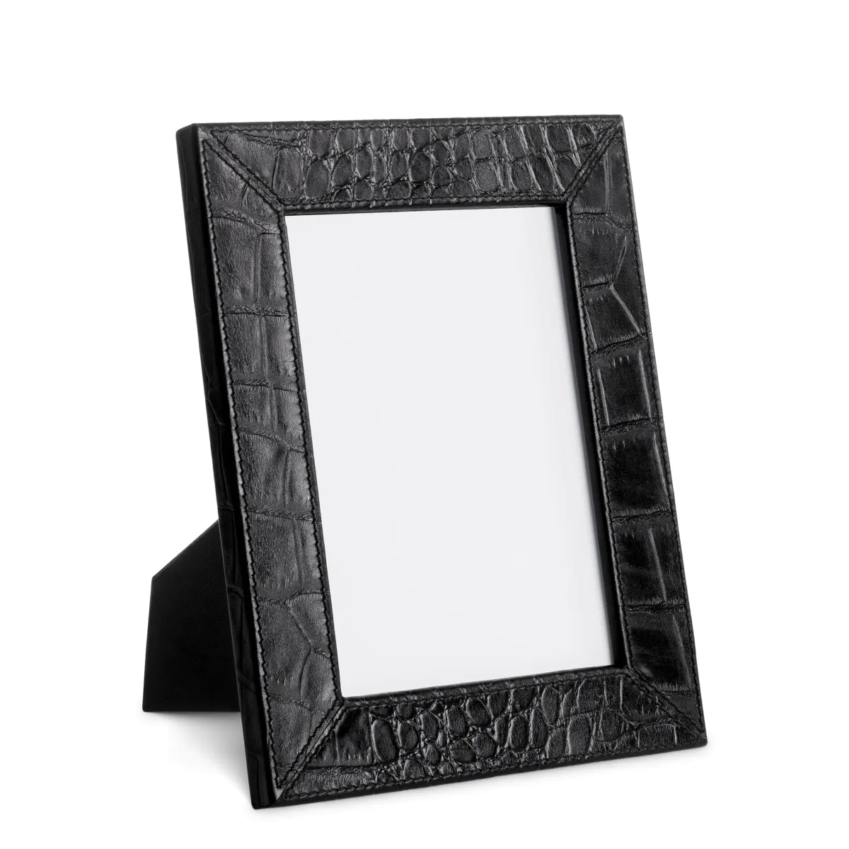 Black Leather Picture Frames (2) Scaleo