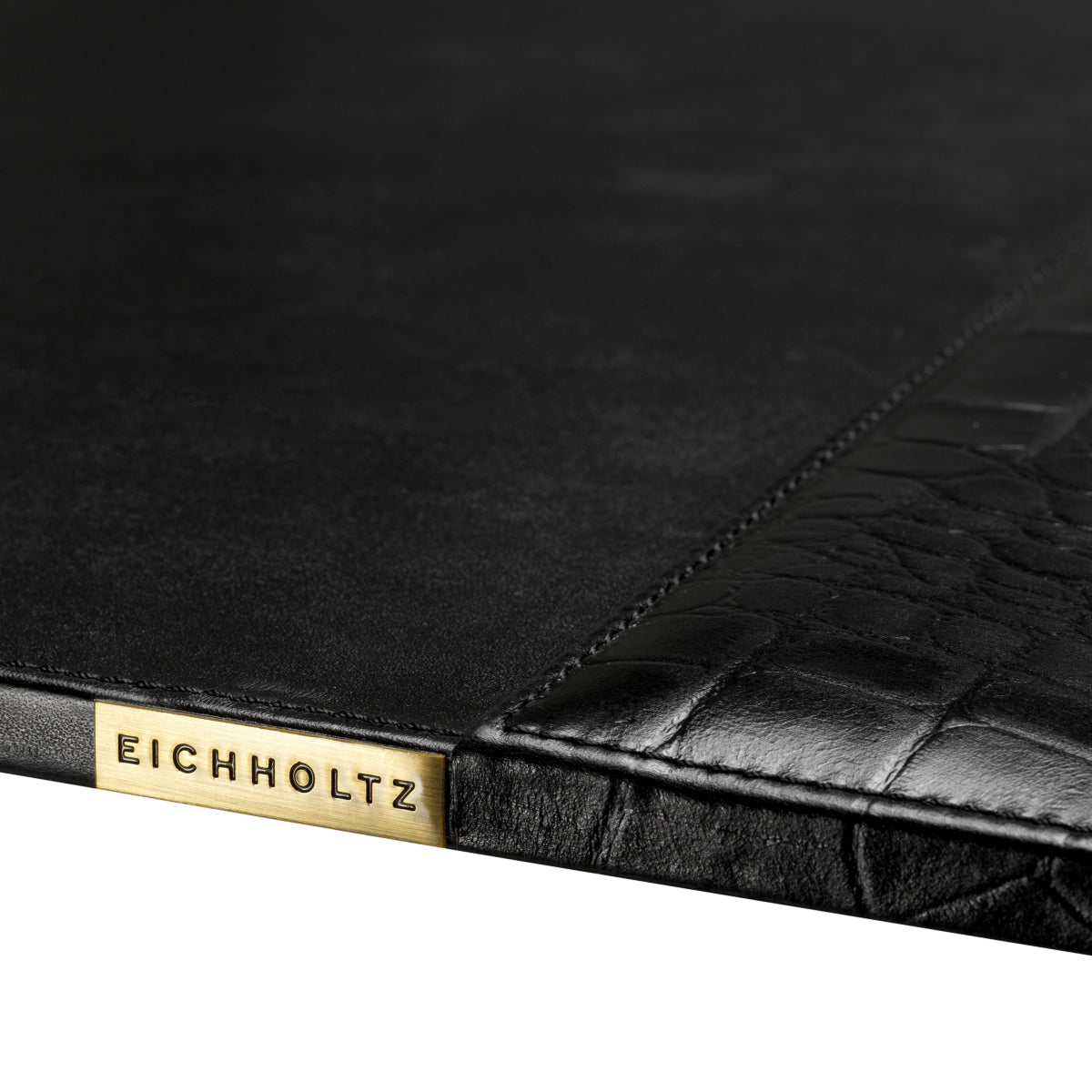 Black Leather Desk Blotter Scaleo | Eichholtzmh.com