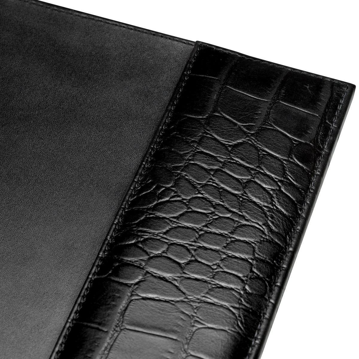Black Leather Desk Blotter Scaleo | Eichholtzmh.com