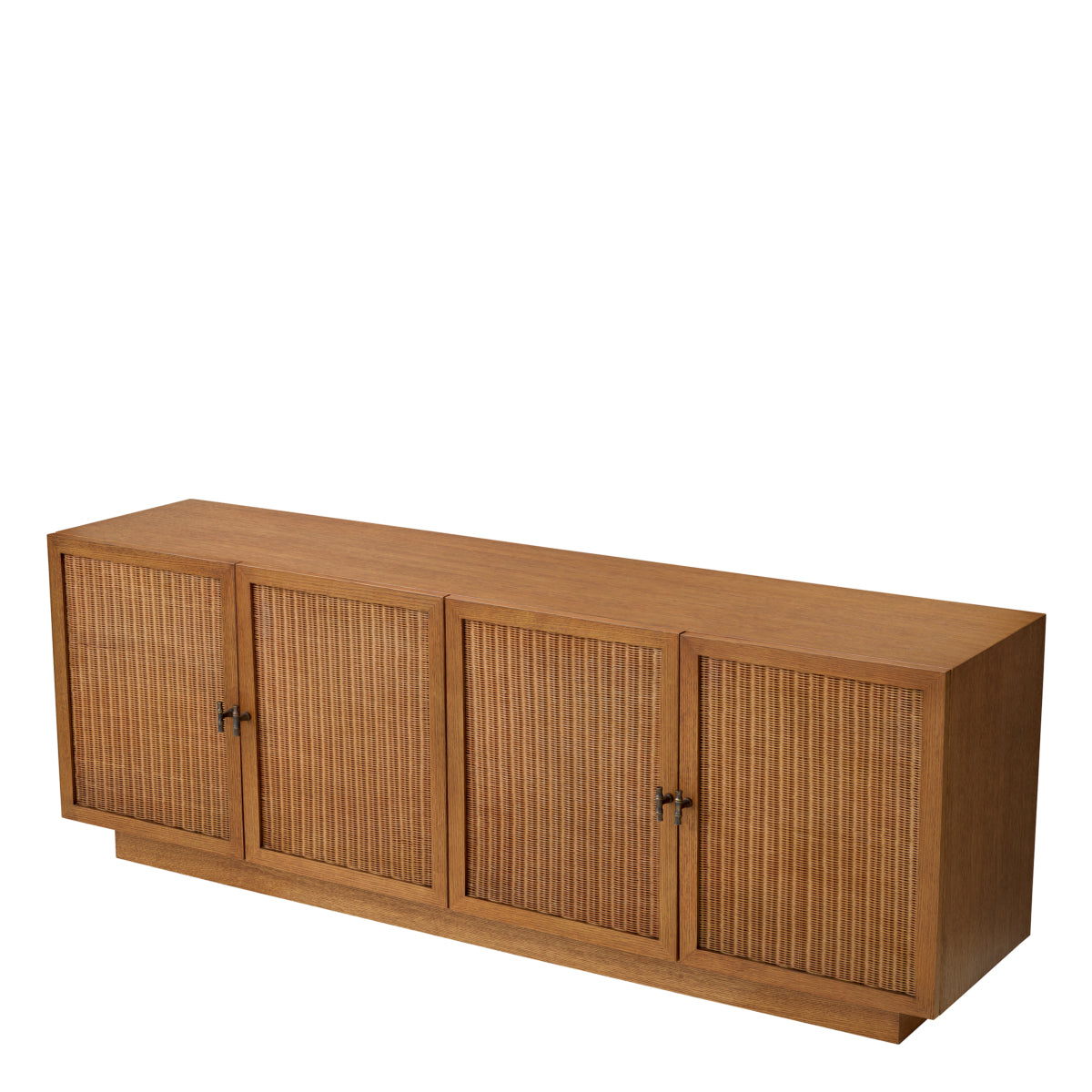 Caramel Oak 4-Door Dresser Borchard