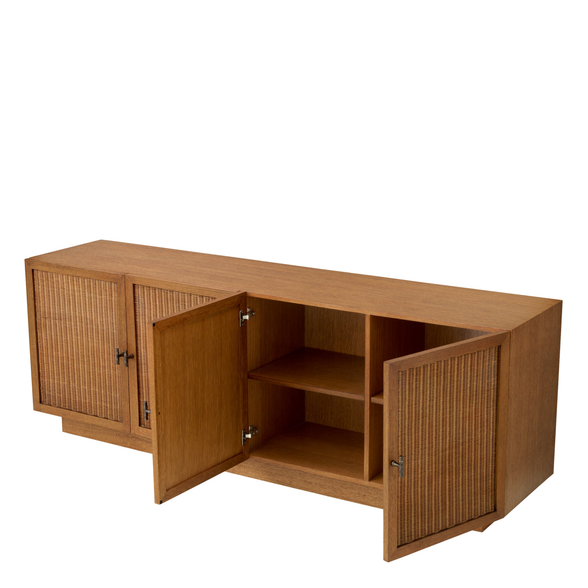 Caramel Oak 4-Door Dresser Borchard