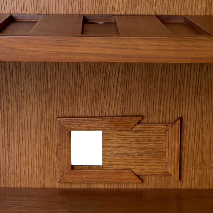 Bar Cabinet Borchard caramel oak veneer