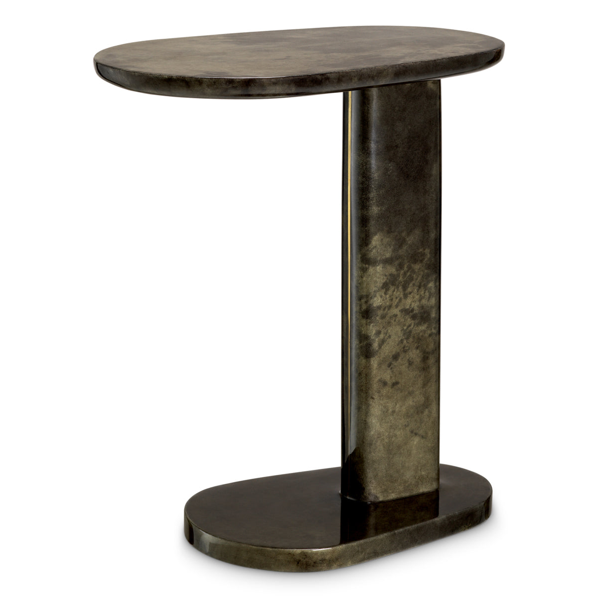 Goat Leather Side Table Manuel | Eichholtzmh.com