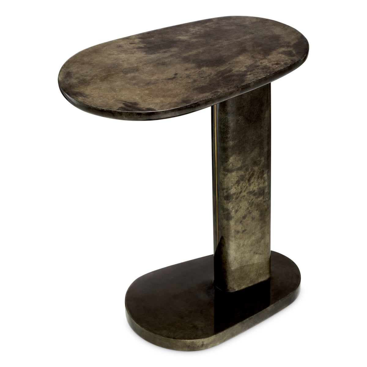 Goat Leather Side Table Manuel | Eichholtzmh.com