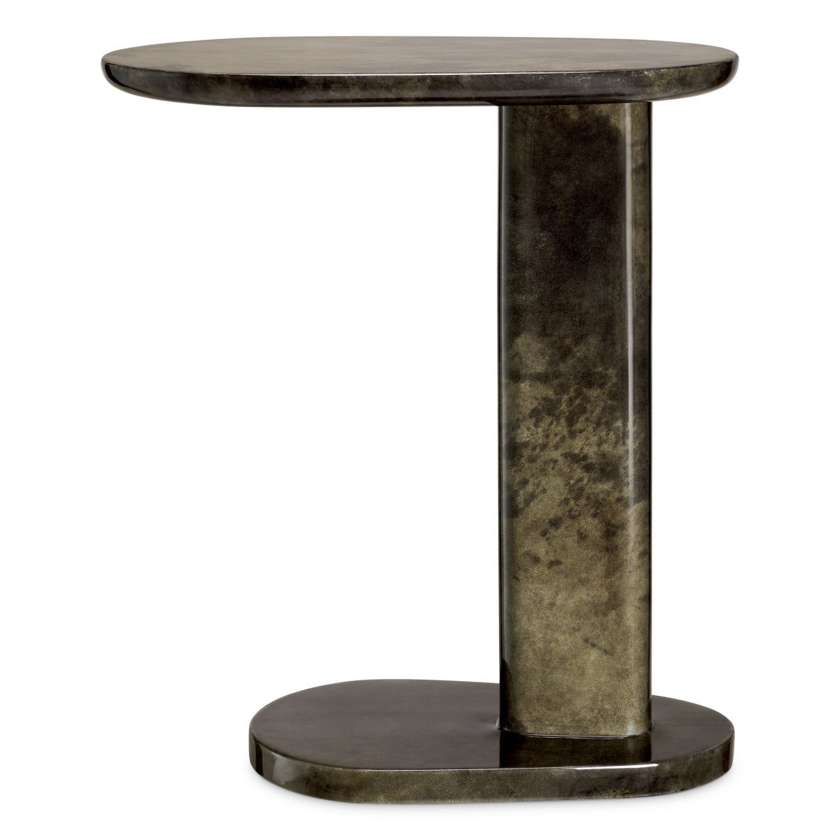 Goat Leather Side Table Manuel | Eichholtzmh.com