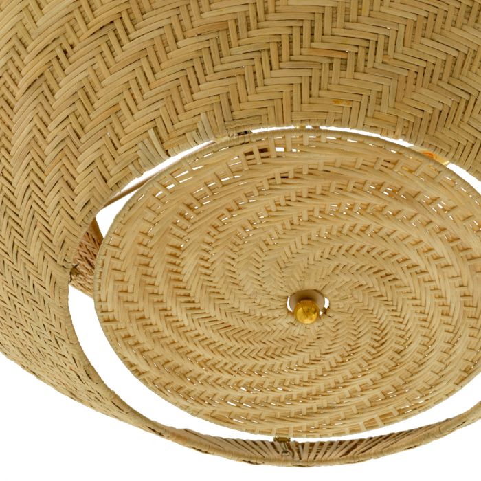 Chandelier Tavira natural rattan