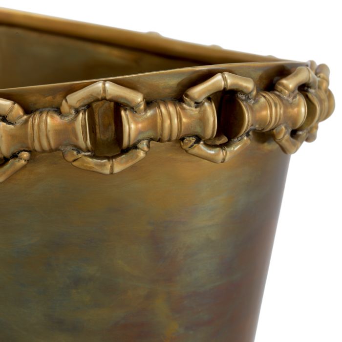 Wine Cooler Clementine vintage brass finish