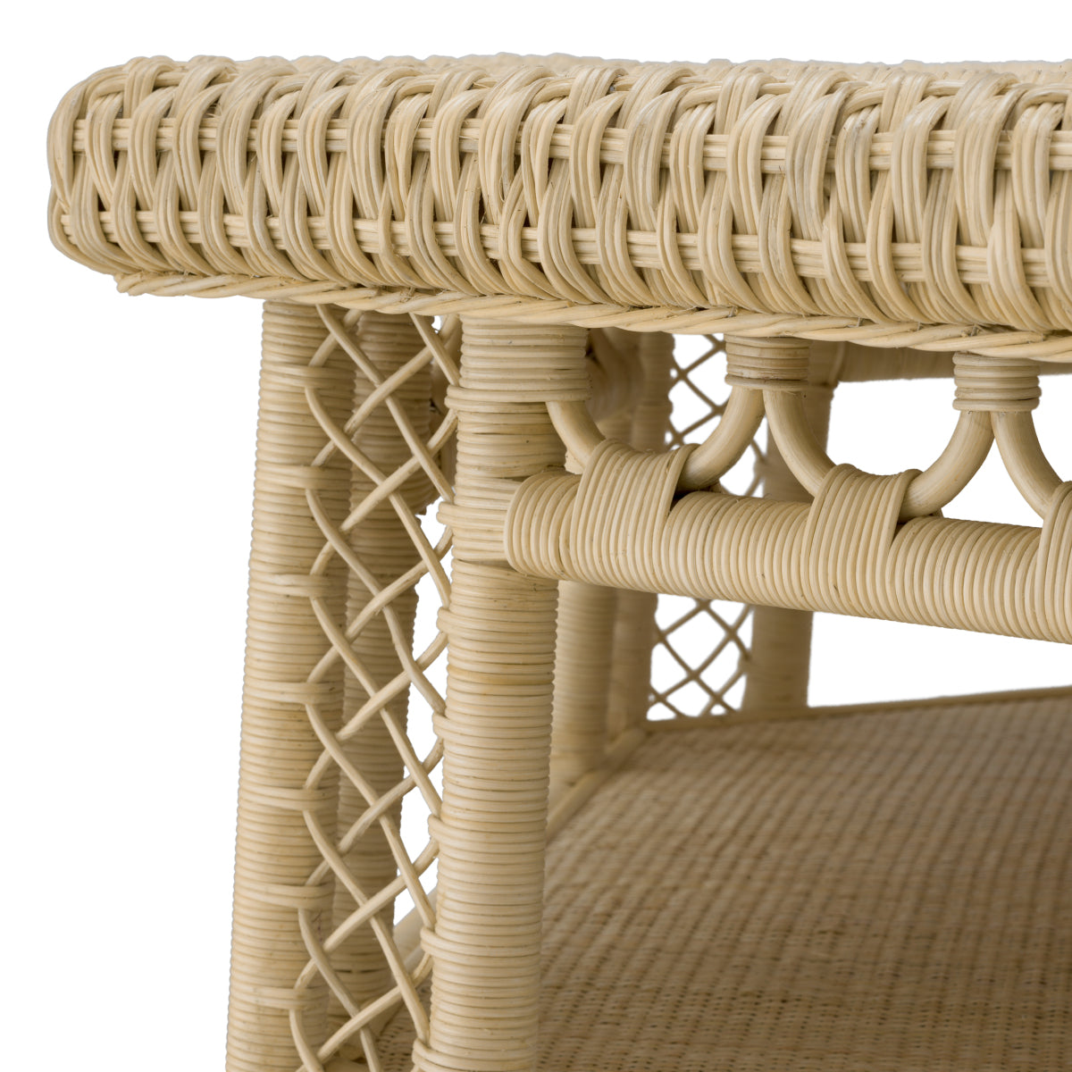 Hexagonal Rattan Coffee Table Saba | Eichholtzmh.com