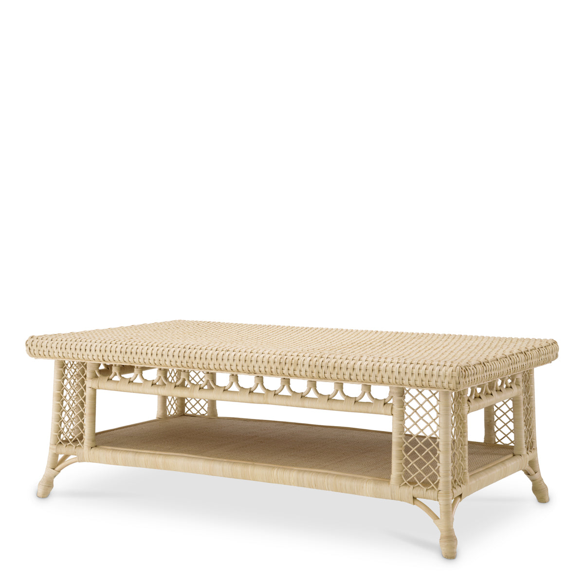 Rectangular Rattan Coffee Table Saba | Eichholtzmh.com