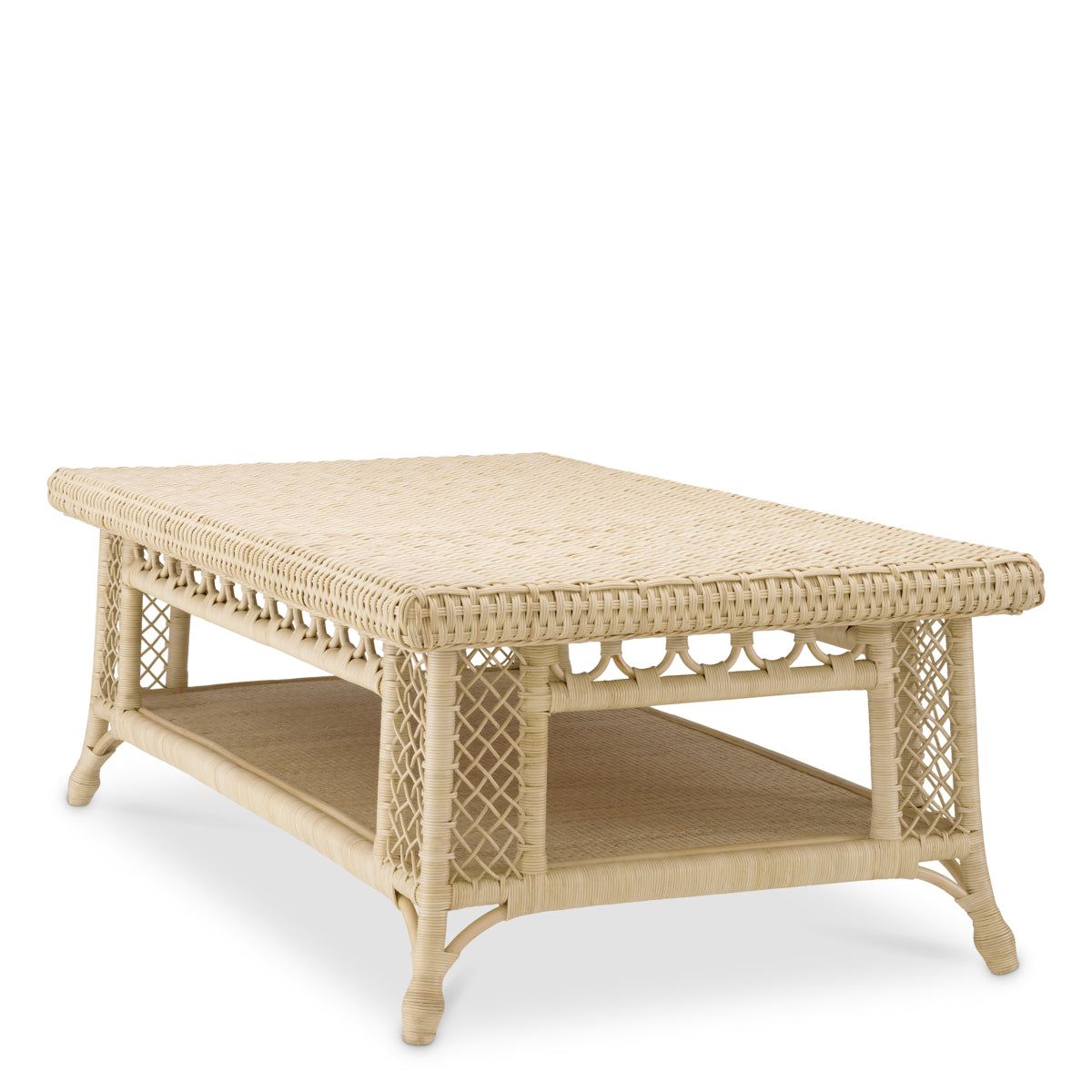 Rectangular Rattan Coffee Table Saba | Eichholtzmh.com