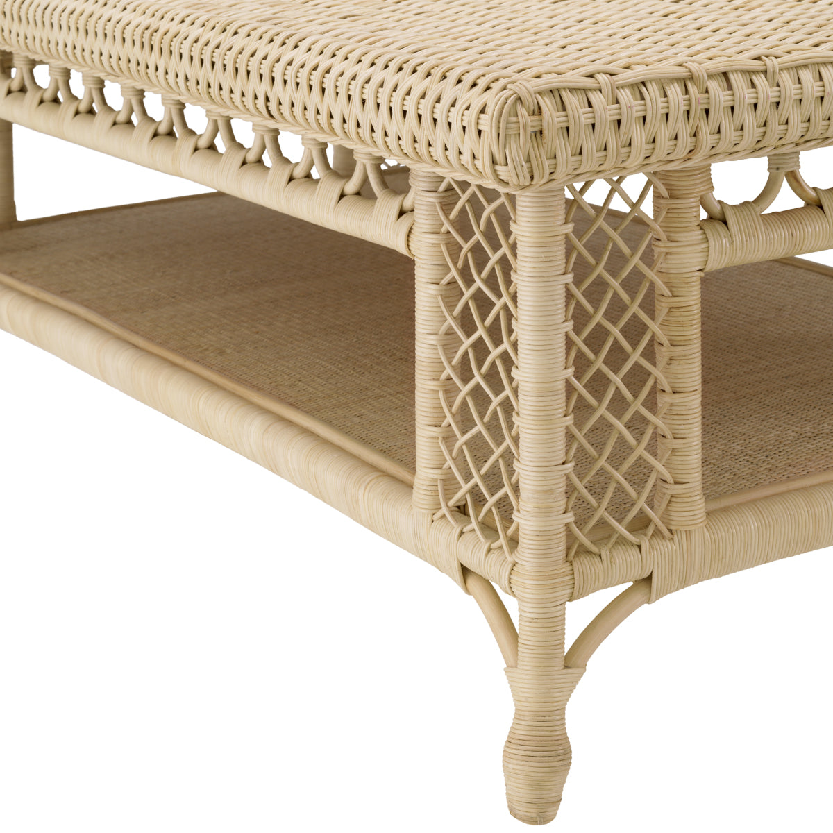 Rectangular Rattan Coffee Table Saba | Eichholtzmh.com