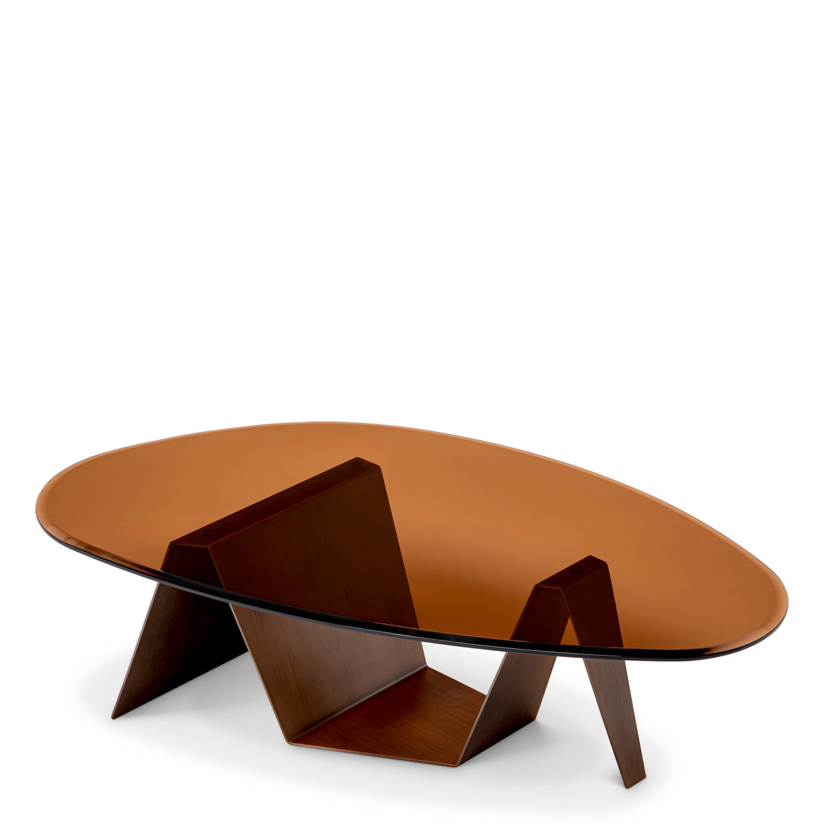 Oval Glass Coffee Table Lavello | Eichholtzmh.com