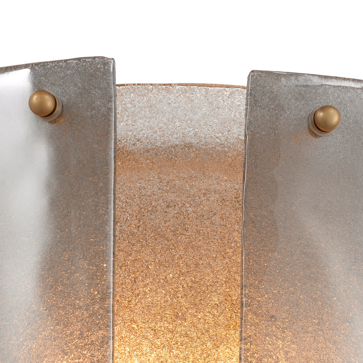 Smoke Glass Layered Wall Lamp Asinara