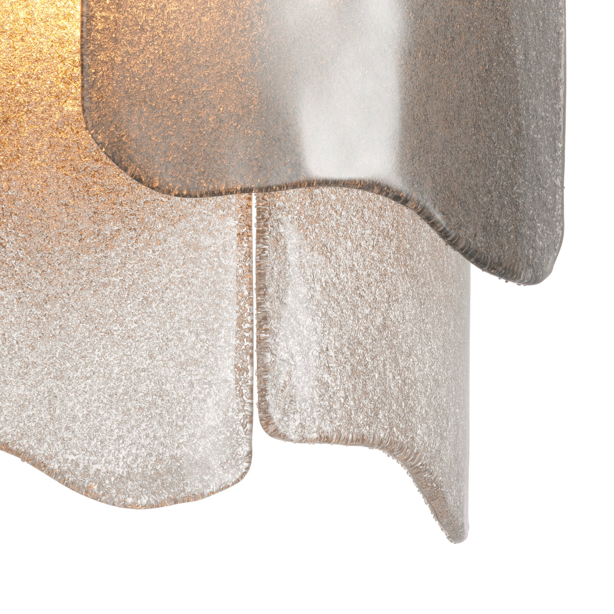 Smoke Glass Layered Wall Lamp Asinara