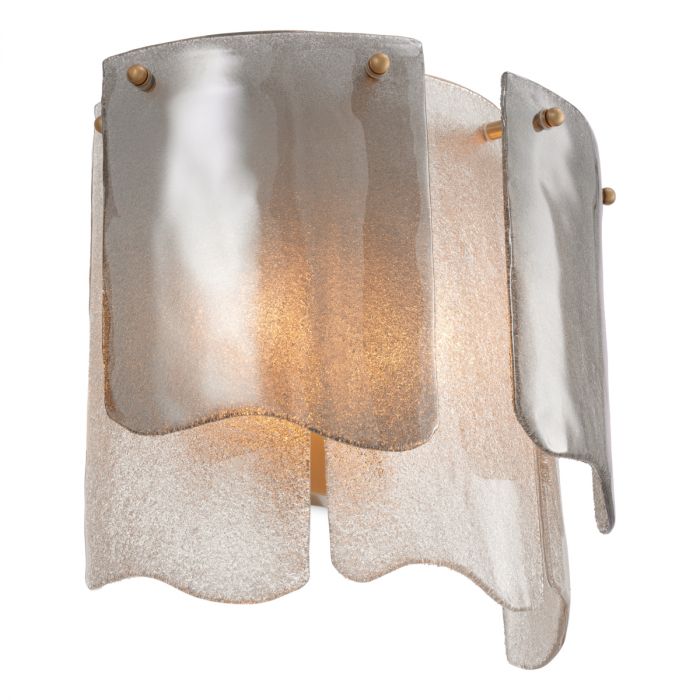 Wall Lamp Asinara smoke glass