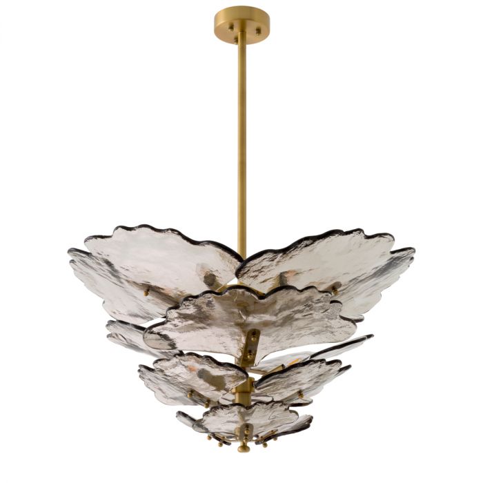 Chandelier Florina smoke glass