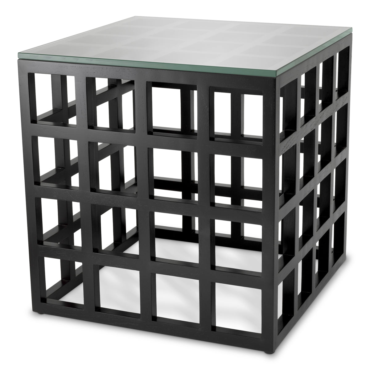 Black Framework Side Table Cubico | Eichholtzmh.com