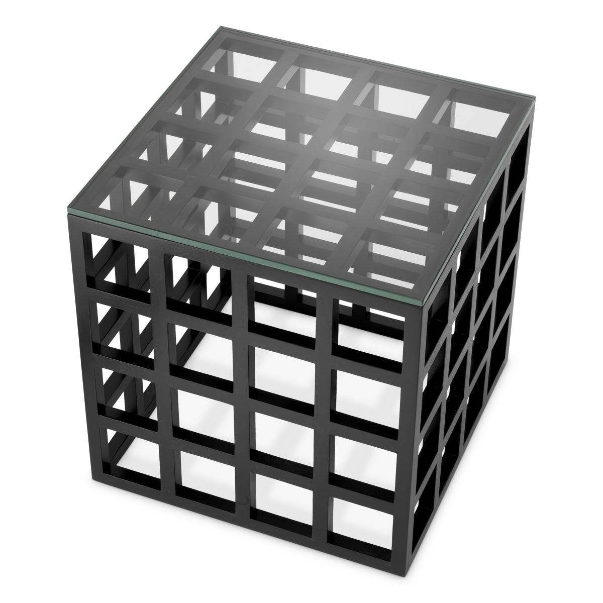 Black Framework Side Table Cubico | Eichholtzmh.com