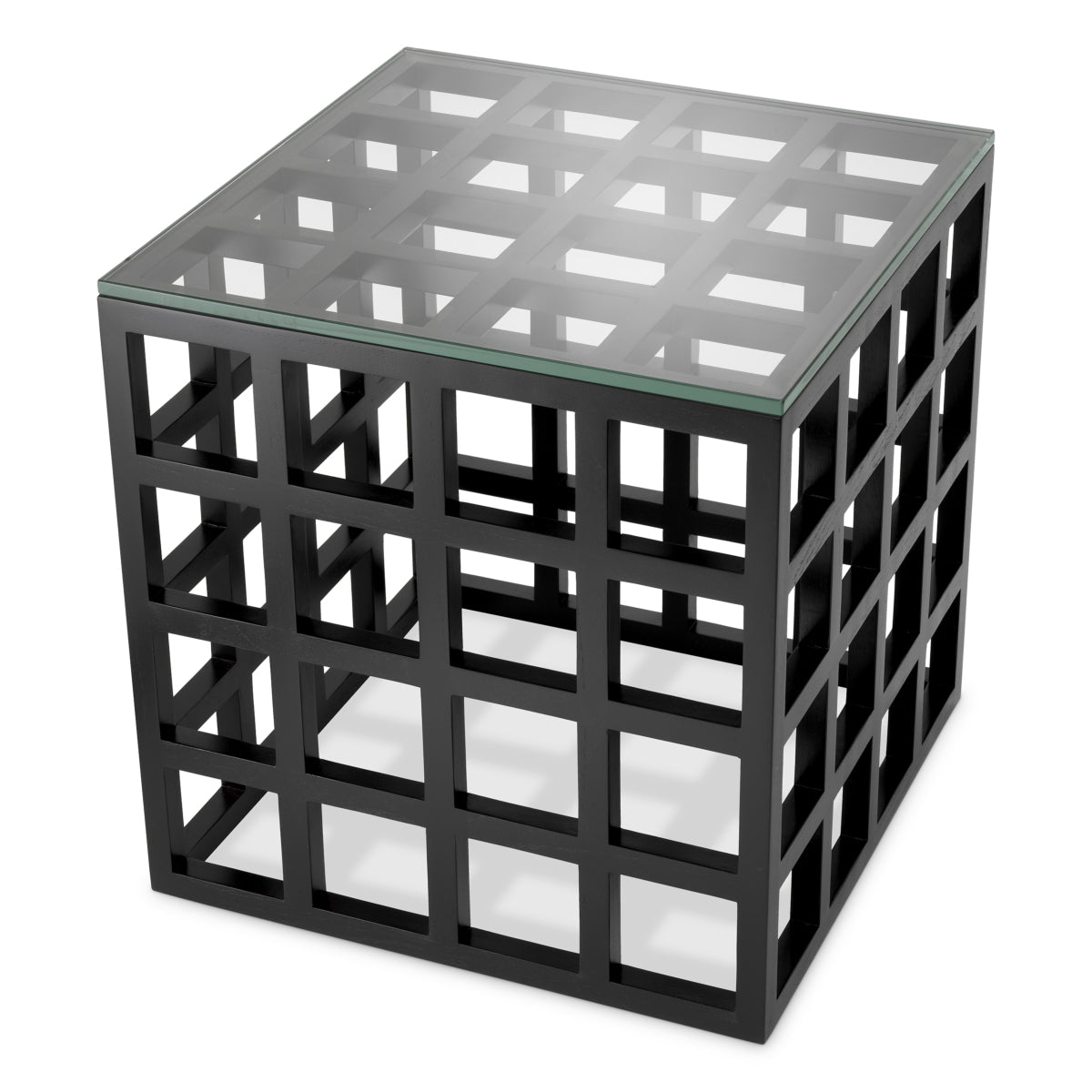 Black Framework Side Table Cubico | Eichholtzmh.com