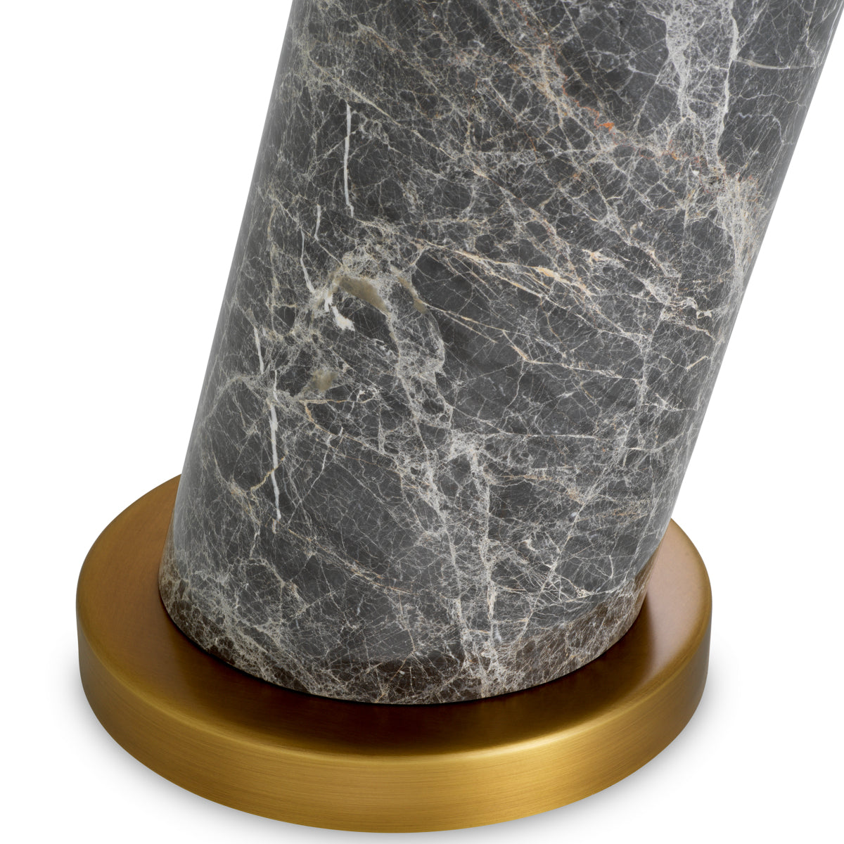 Gray Marble Bend Table Lamp Daniel