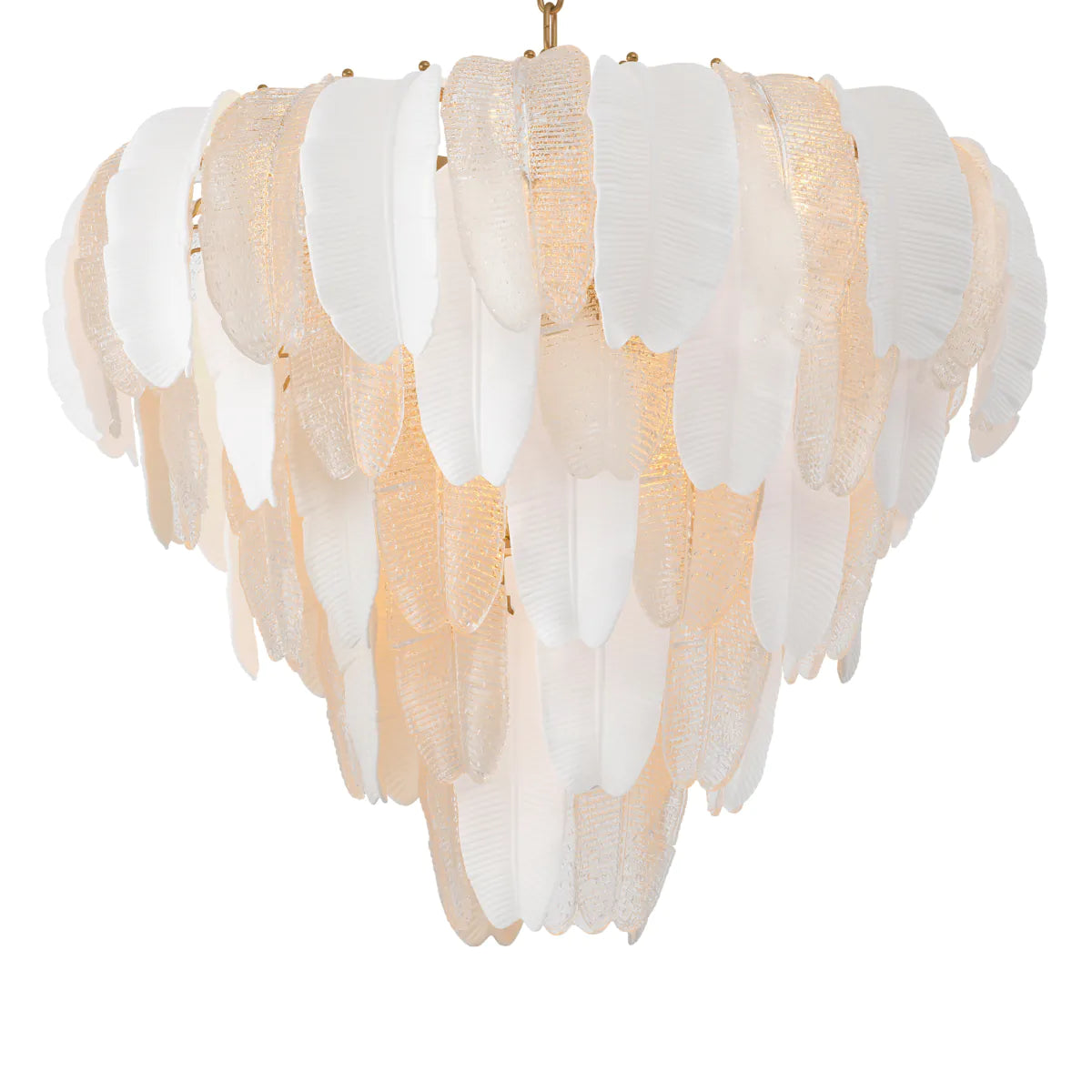 Glass Layered Chandelier L Saint Lucia