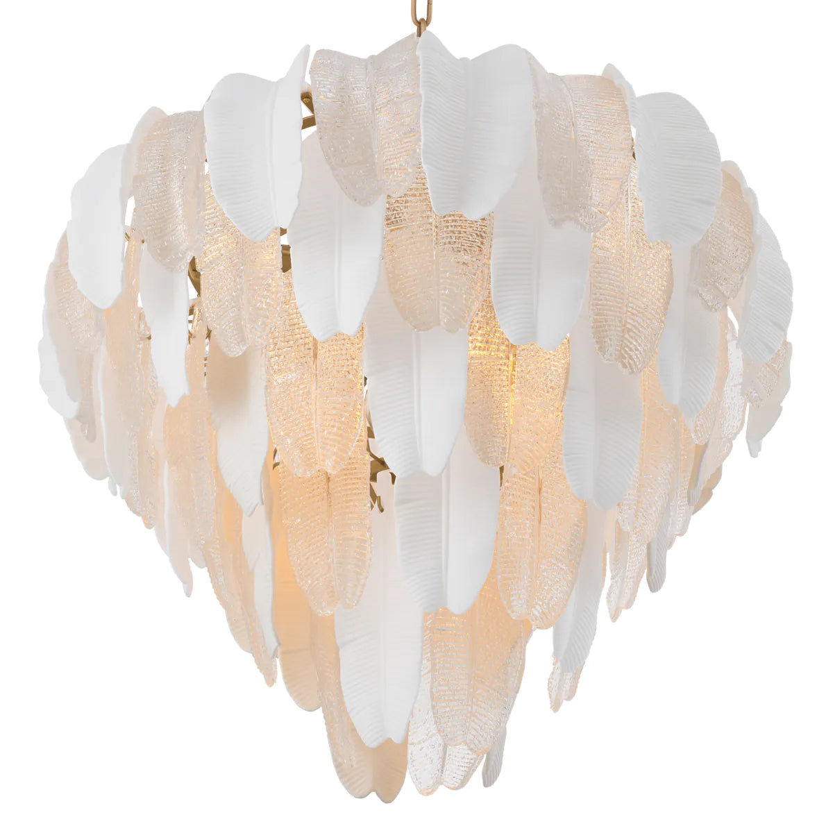 Glass Layered Chandelier L Saint Lucia