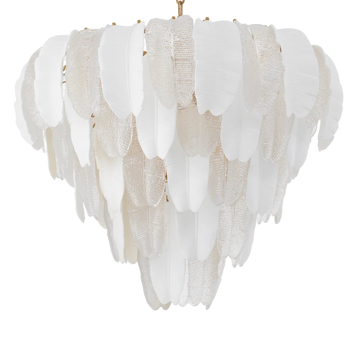 Glass Layered Chandelier L Saint Lucia