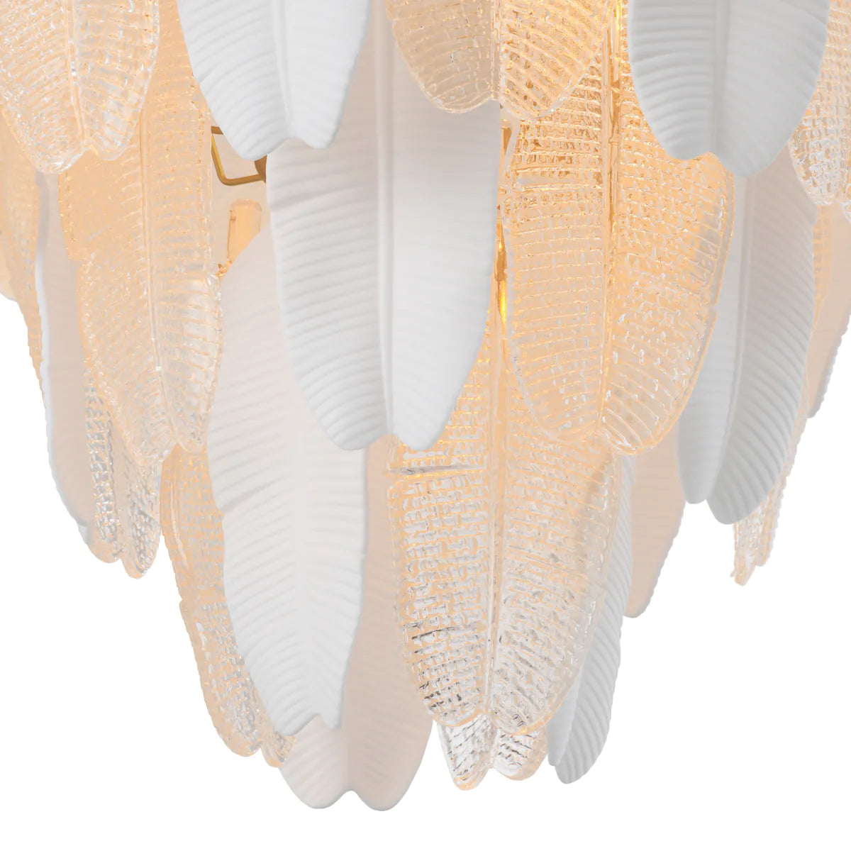 Glass Layered Chandelier L Saint Lucia