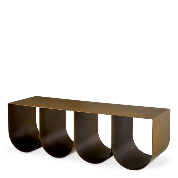 Coffee Table Rafaello brushed brass finish