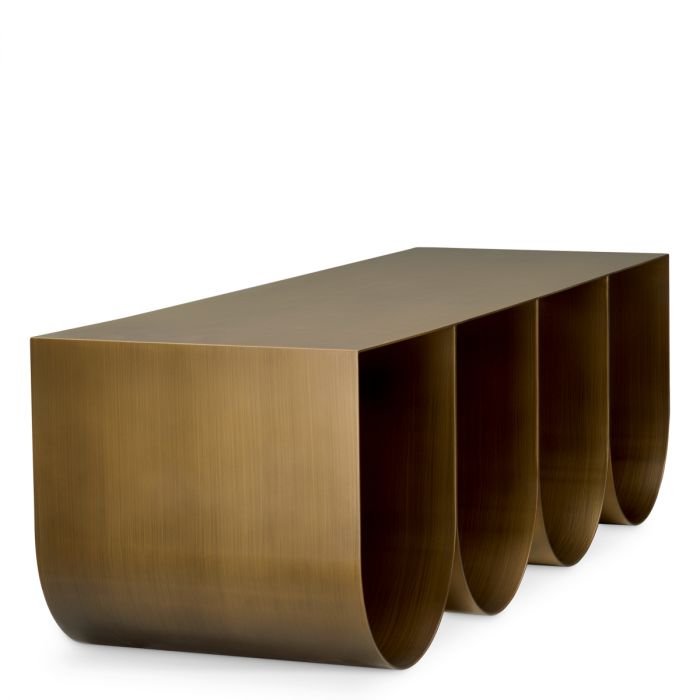 Coffee Table Rafaello brushed brass finish