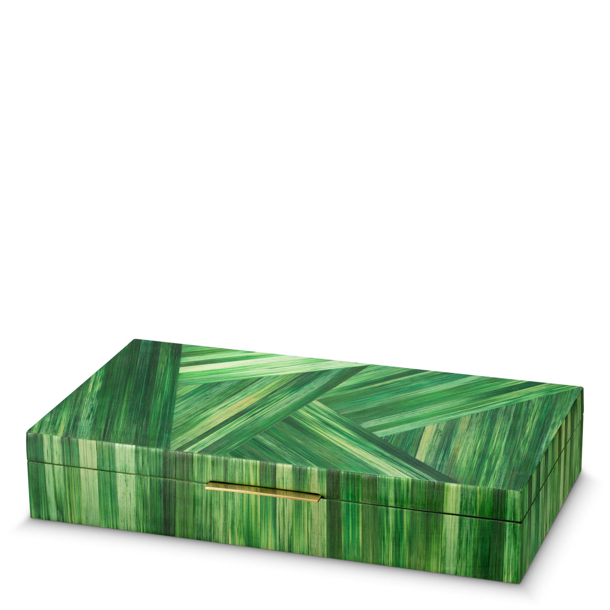 Green Wheat Straw Decorative Box Harvard