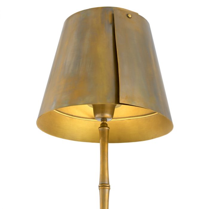 Floor Lamp Seraphina vintage brass finish