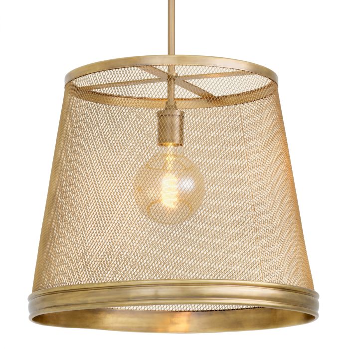 Pendant Colindale vintage brass finish